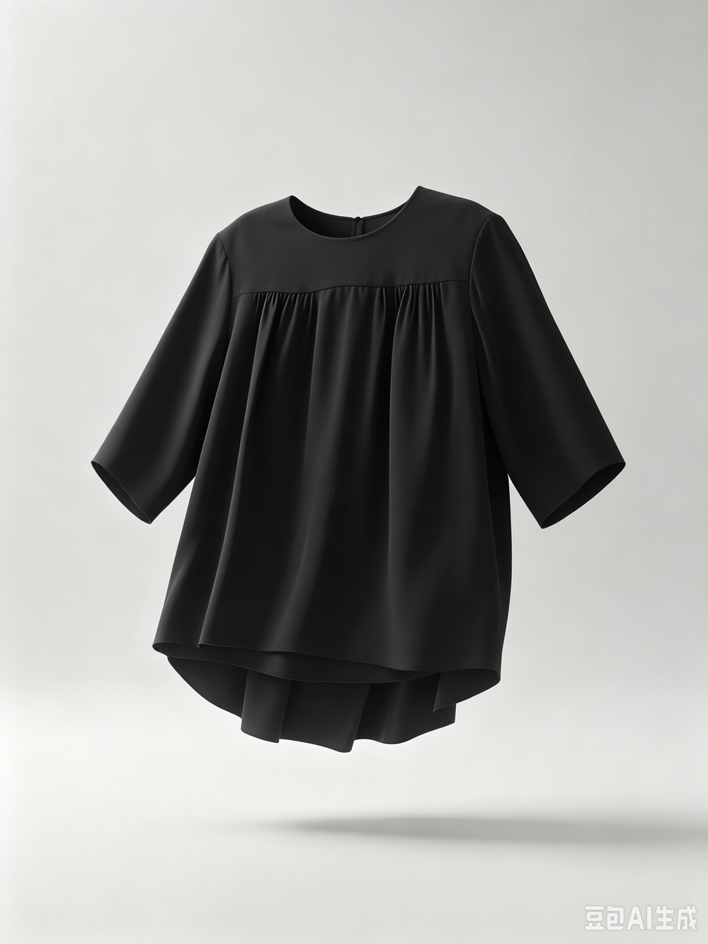 Chloe  Sleek Gathered Front Top